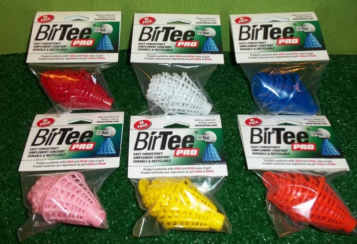 10 x Birtee Golf Tees (8 Tees Per Pack)