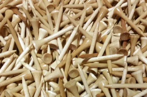 2 3/4″ Natural Wood Tees