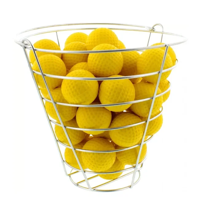 42 Yellow Foam Balls / Range Bucket – MX336