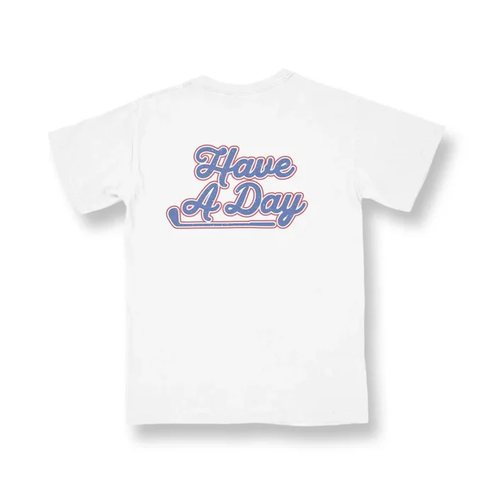 “Have A Day” Tee – White – Breezy Golf