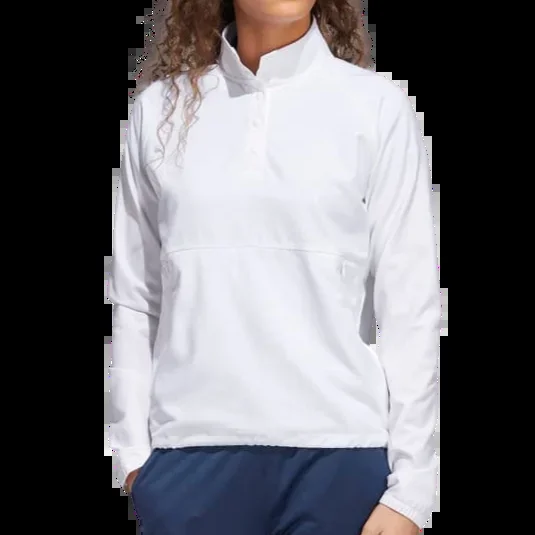 Adidas Embossed Women’s 1/4 Snap Pullover