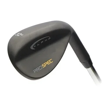 Alpha ProSpec Forged Black Smoke Finish Golf Wedge, 52 (GW), 56 (SW), 60 (LW), Custom Assembled