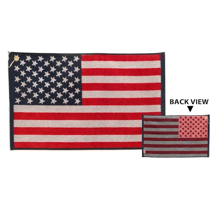American Flag Multi-Use Sports Towel 16″ x 24″ – MADE IN USA!