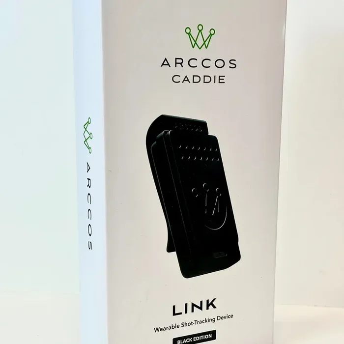 Arccos Caddie Link – Black Edition – Wearable Shot Tracking Device – New!