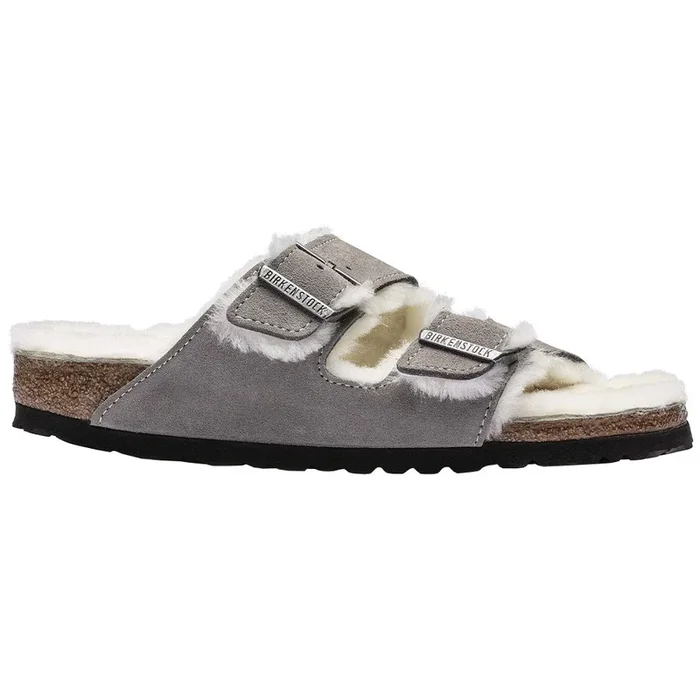 Arizona Shearling Sandals – Suede Leather