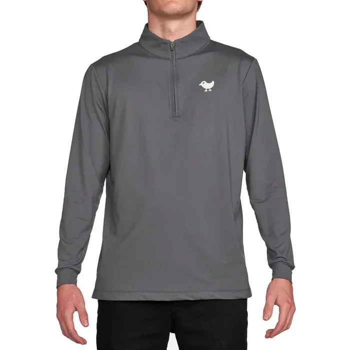Bad Birdie Charcoal Quarterzip