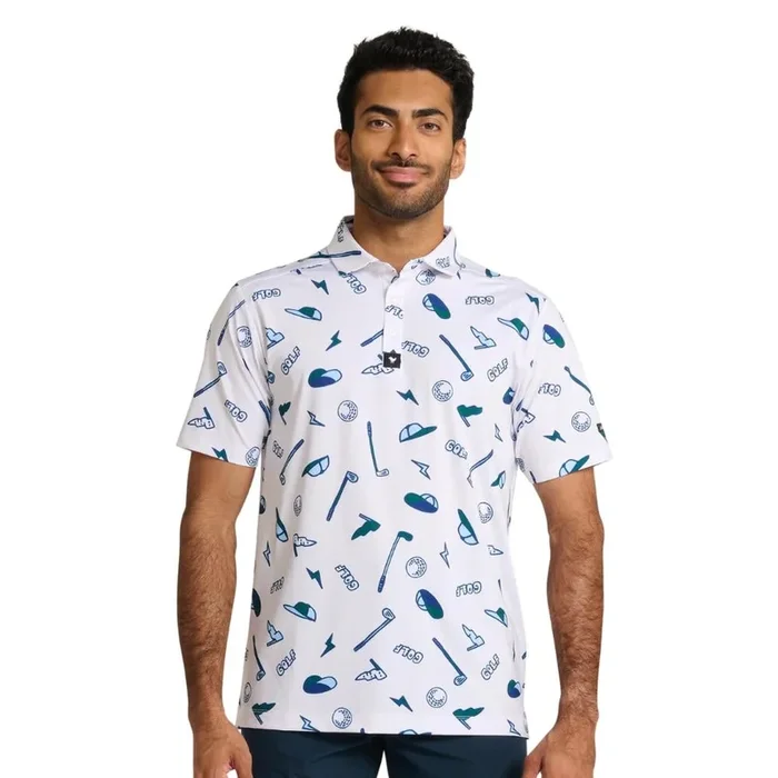Bad Birdie Men’s Yard Sale Polo 24