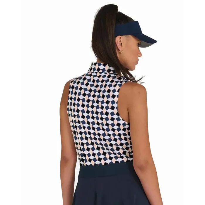 Bad Birdie Women’s CheckM8 Sleeveless Polo