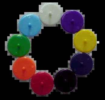 Ball Markers – Mixed Colors (Per 50 Pack)