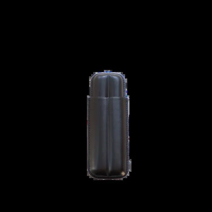 Big Easy 2-Finger 54+ Black Leather Cigar Case