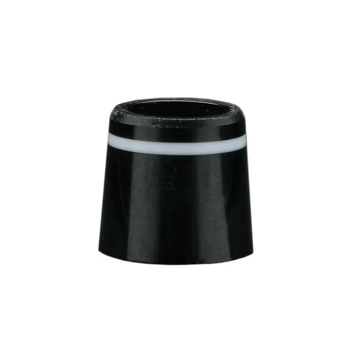 Black/White Single Wood Ferrule – .335″ – 53PWS