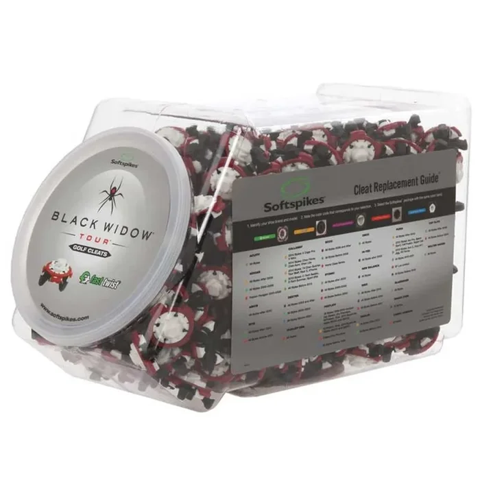 Black Widow Tour Fast Twist Golf Cleats – 400 Count Bowl