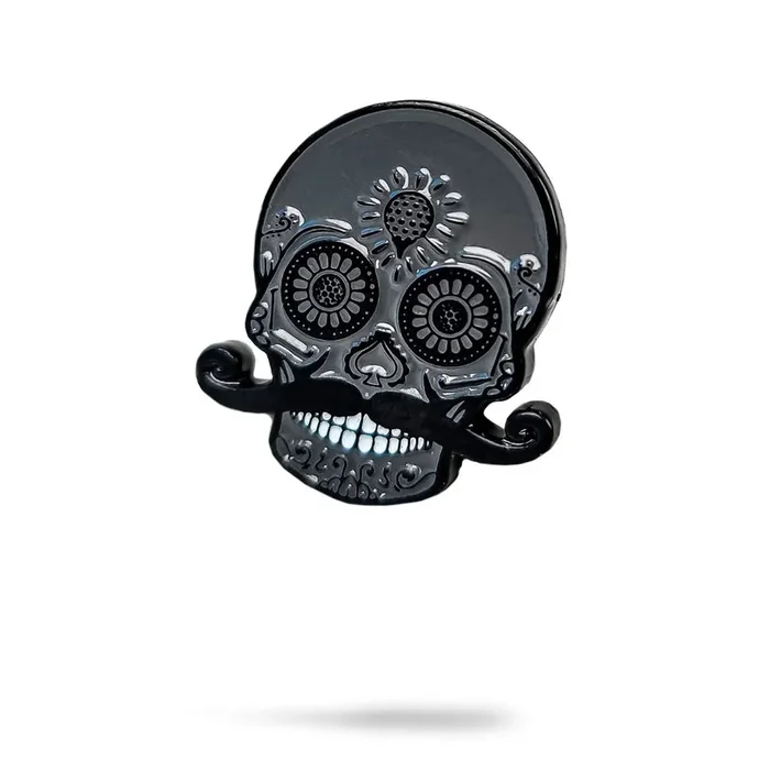 Blackout Sugar Skull Ball Marker