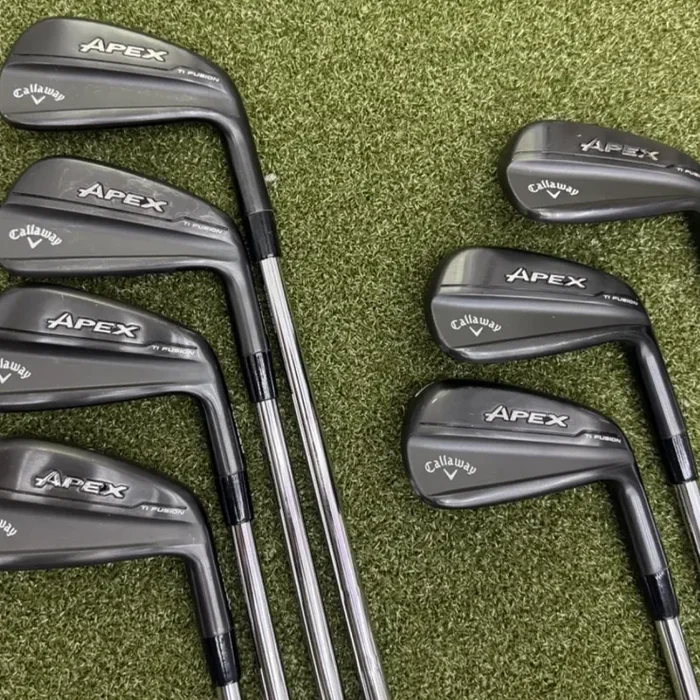 Callaway Apex Ti Fusion Iron Set 4-PW with KBS $ Taper 120 Shafts and GP BCT