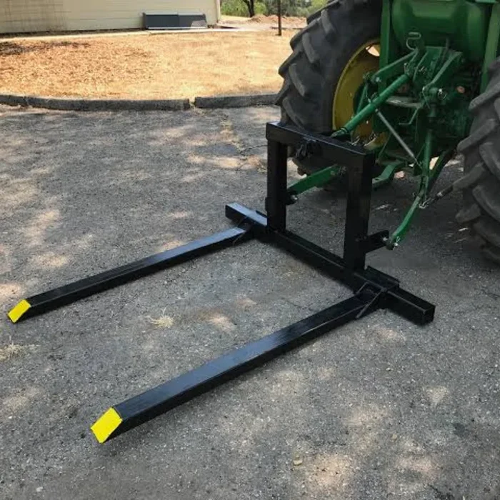 Clamp On Skid Steer Pallet Loader Fork Attachment