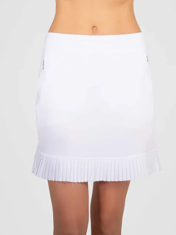 Cleo 17″ Golf Skirt – White