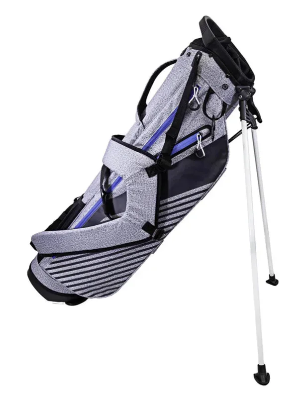 Club Champ Tracker Series Golf Stand Bag Silver/Black