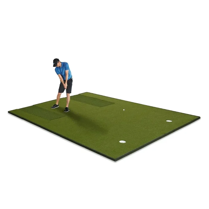 Fiberbuilt Player Preferred Combo Golf Mat – Double Hitting