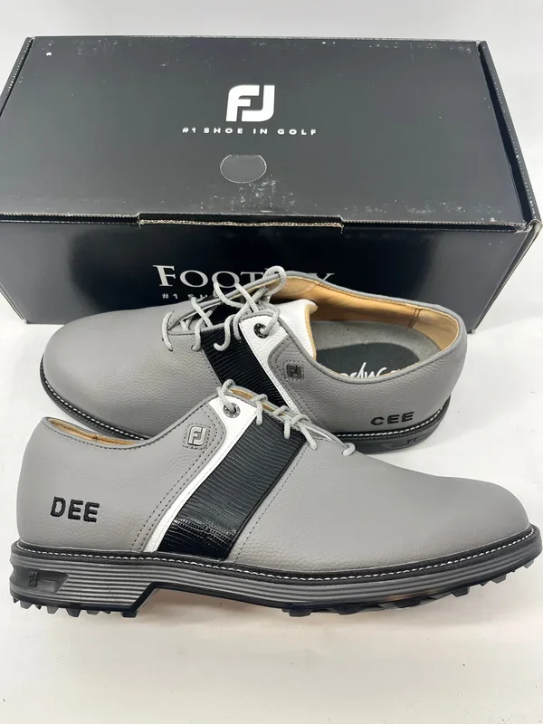 Footjoy Myjoys Premiere Series Packard Golf Shoes Custom Lizard 8.5 Medium