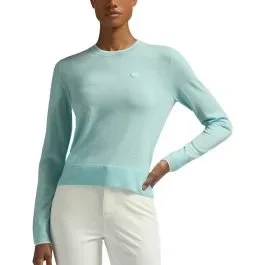 G/FORE Womens Happy G’s Merino Wool Crewneck Golf Sweater
