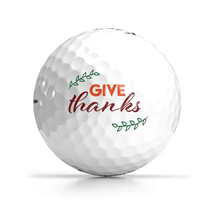 Give Thanks Logo Golf Ball
