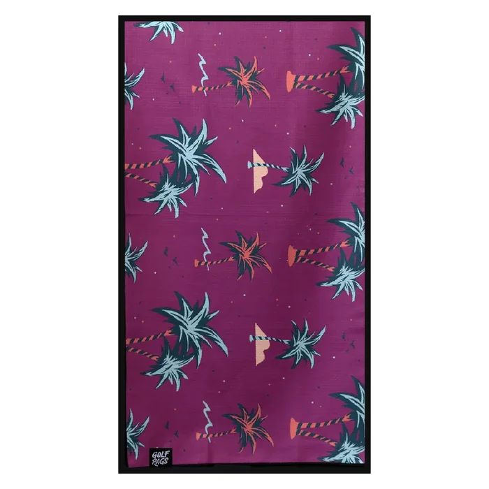 Golf Rags Premium 20 Inch x 40 Inch Palms Golf Towel