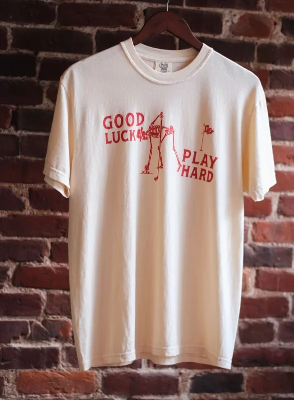 Good Luck Play Hard / Ivory Tee