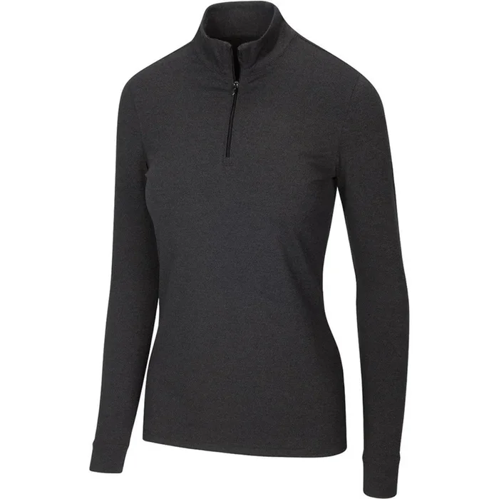 Greg Norman Women’s Peached Heather 1/4 Zip