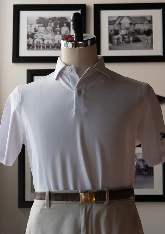 Holderness & Bourne – The Chapman Shirt – White Cotton Polo