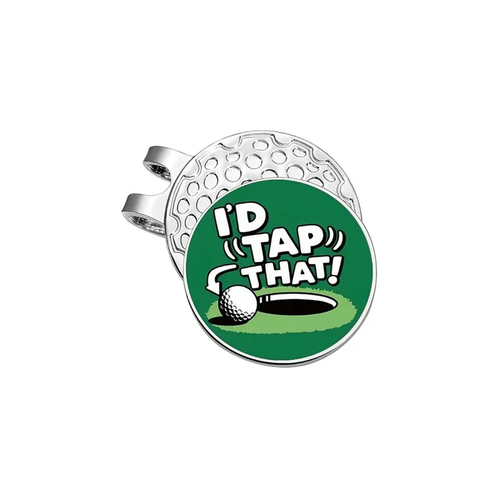 I’d Tap That Ball Marker w/ Magnetic Hat Clip