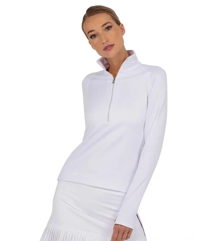 Inphorm Women’s Performance Half Zip White