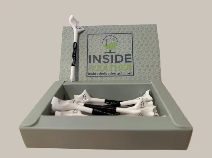 Inside The Leather Golf Tees