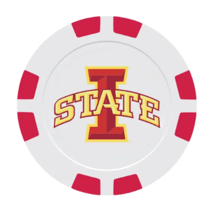 Iowa State Poker Chip Golf Ball Markers – Single