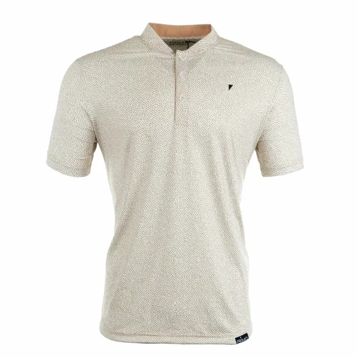 Khaki Maze Blade Polo