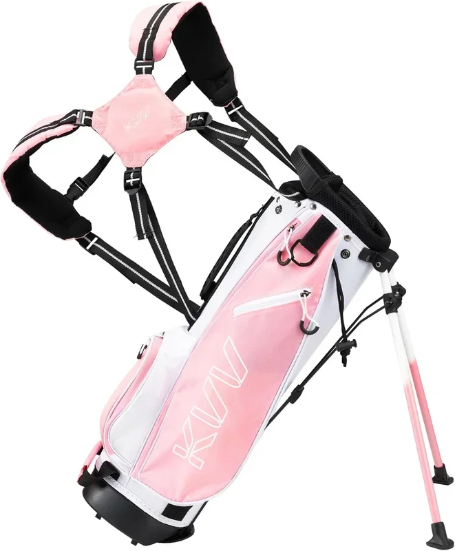 KVV Junior Golf Stand Bag, Lightweight Golf Stand Bag for Children Kids Ages 4-6
