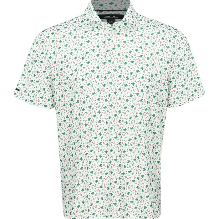 Lightweight Airflow Knit Print Polo