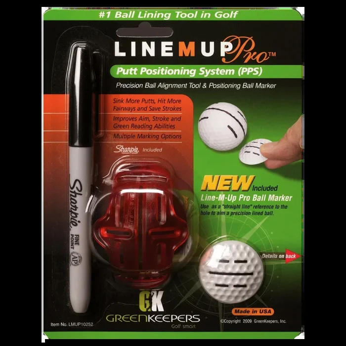 LinemUp Pro Putt Positioning System Ball Marking