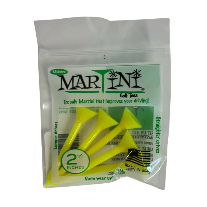 Martini Tees 2 3/4″ Yellow – 5 CT