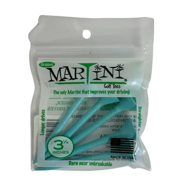 Martini Tees 3 1/4″ Aqua – 5 CT