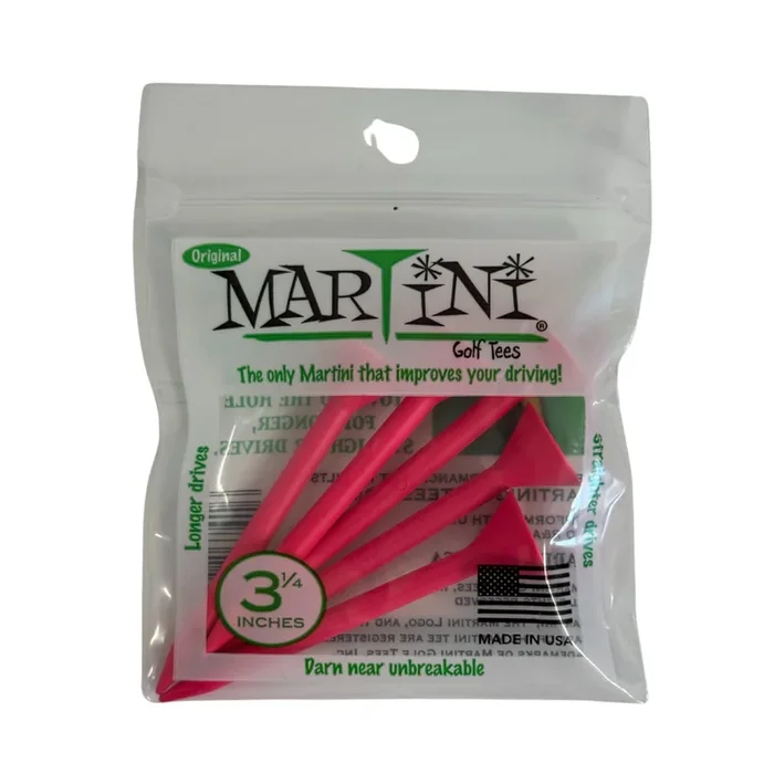 Martini Tees 3 1/4″ Pink – 5 CT
