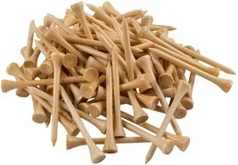 Natural Wooden Golf Tees, ALL Sizes within FREE SHIPPING