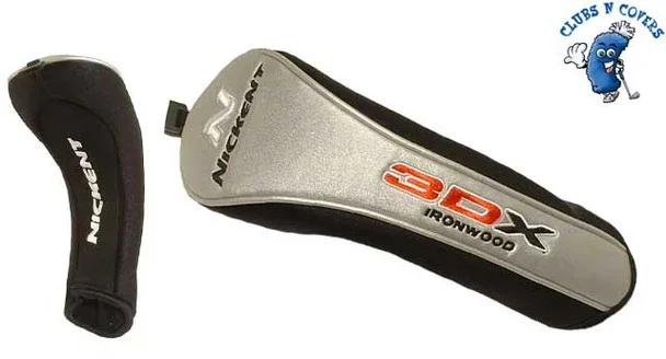 NEW Nickent 3DX Hybrid #5 Headcover Silver/Black
