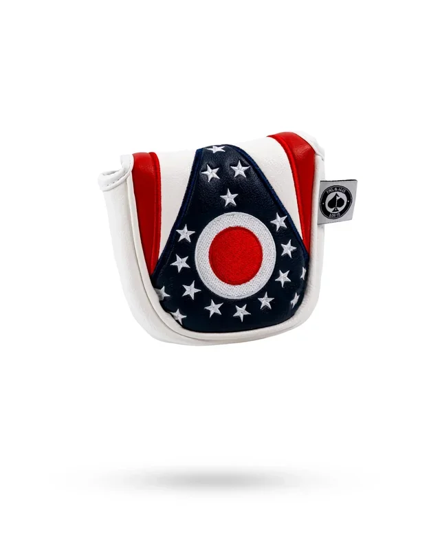 Ohio State Flag – Mallet Putter Cover