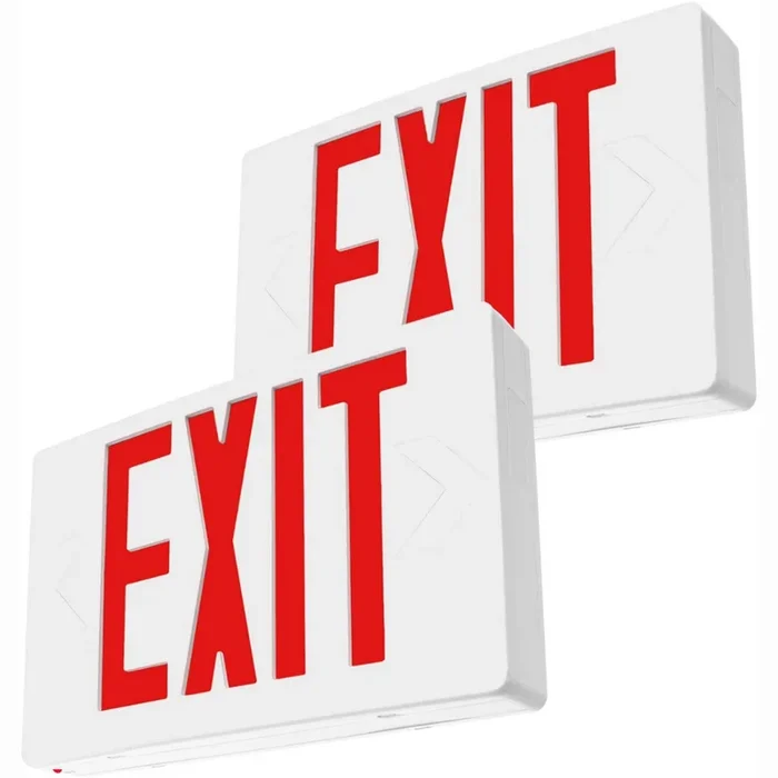 Powerful LED Emergency Safety Exit Lights 2 Pack