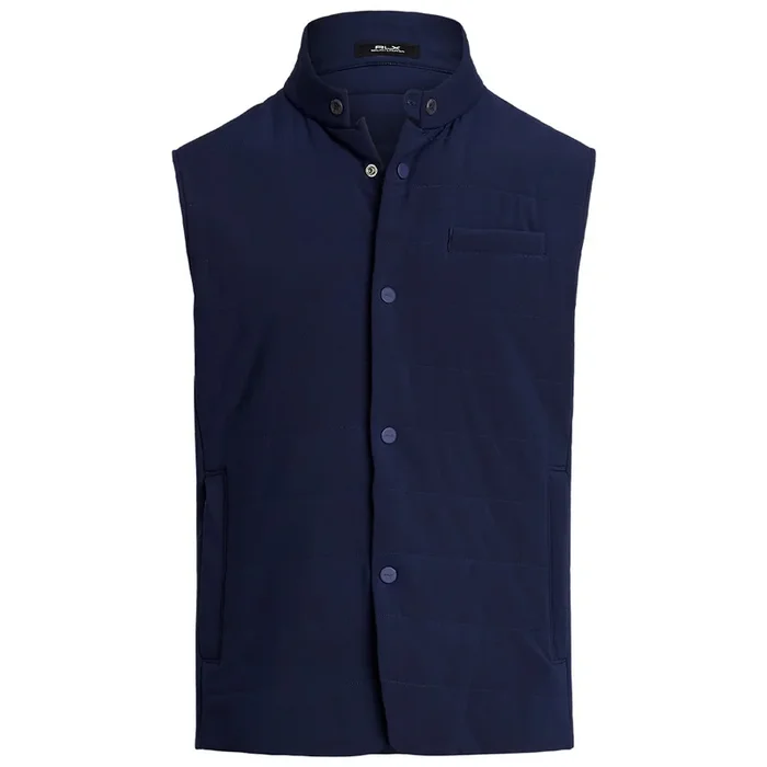 Quilted Mockneck Vest