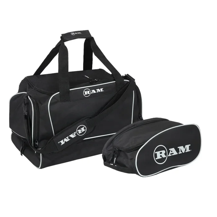 Ram Golf Duffel Bag | Dedicated Shoe Compartment + Free Golf Shoe / Boot Bag