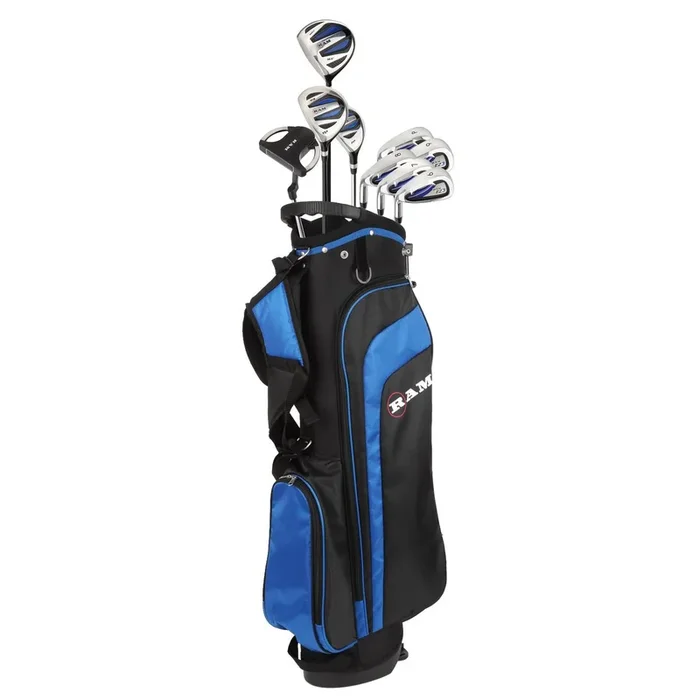 Ram Golf EZ3 Mens Golf Clubs Set with Stand Bag – Graphite/Steel Shafts – Lefty