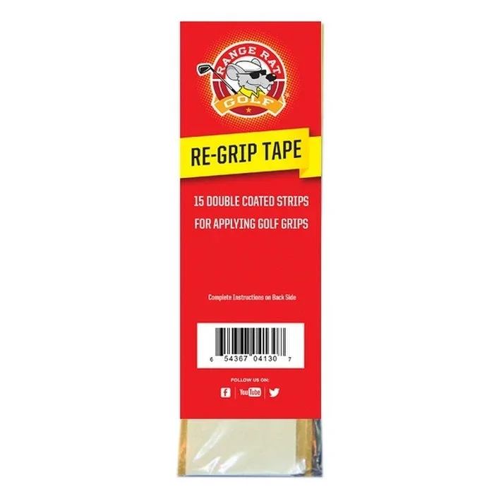 Range Rat Golf Grip Tape Strips – 15 pack
