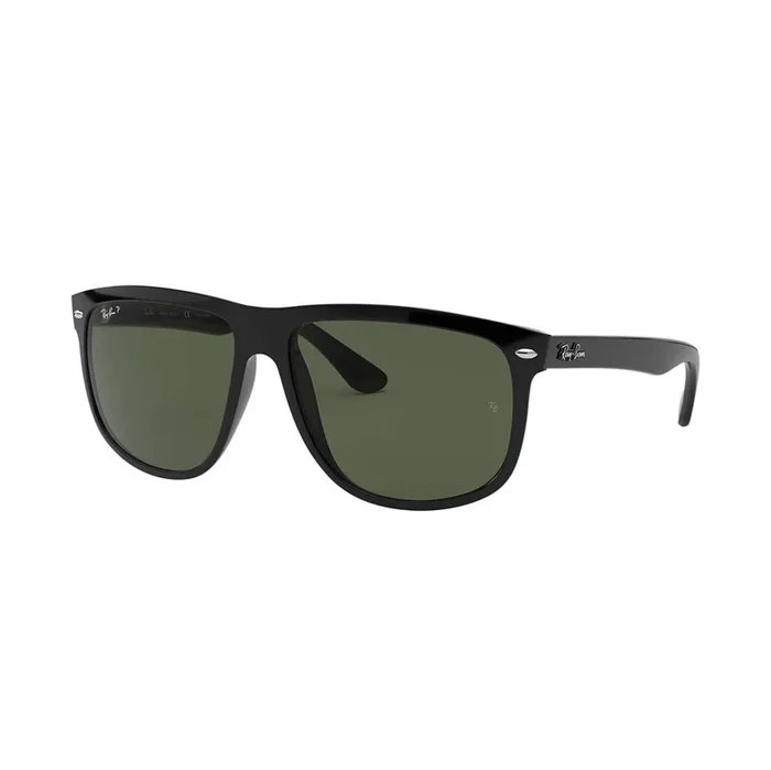 Ray-Ban Boyfriend – Black/Polarized Green Classic G-15