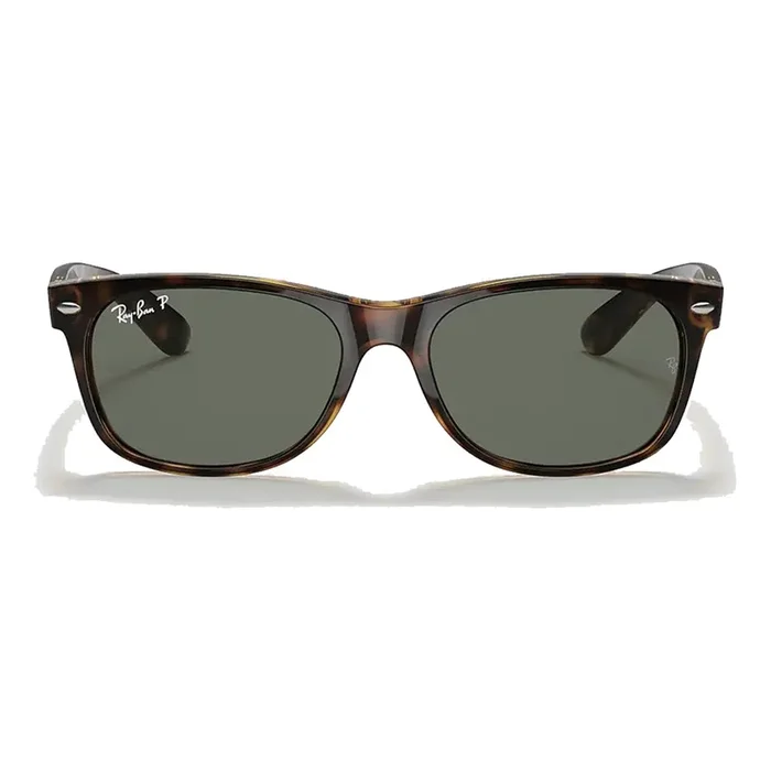 Ray-Ban New Wayfarer – Tortoise/Polarized Green Solid